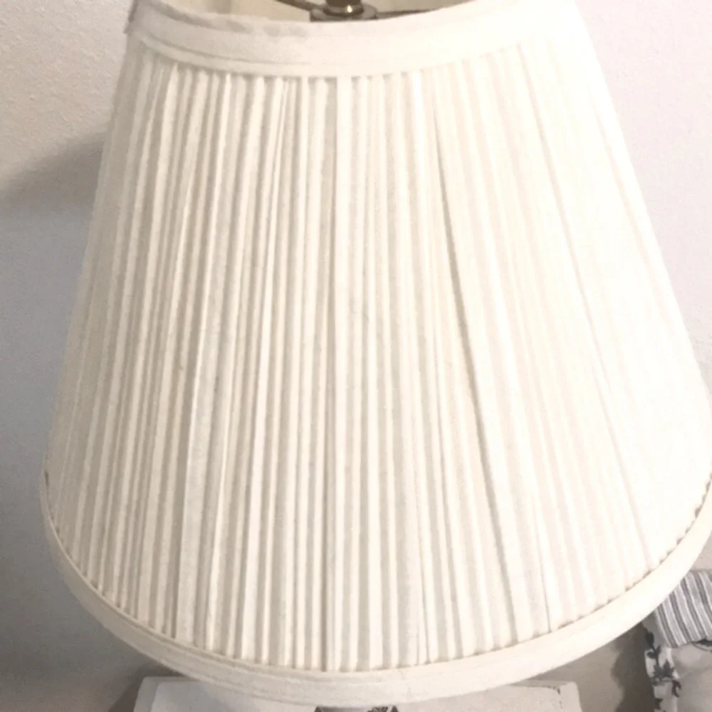 Cottage-core Farmhouse Vintage w/Bow Floral Lamp Final Sale